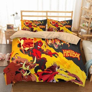 Hellboy Duvet Cover and Pillowcase Set Bedding Set