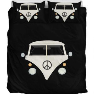 Hippie Van Duver Duvet Cover and Pillowcase Set Bedding Set 895