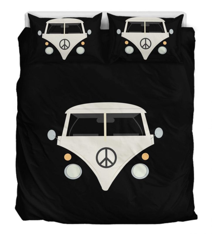 Hippie Van Duver Duvet Cover and Pillowcase Set Bedding Set 895