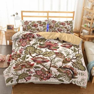 Home Supplies room Bohemian Theme Print Duvet Cover and Pillowcase Set Bedding Set