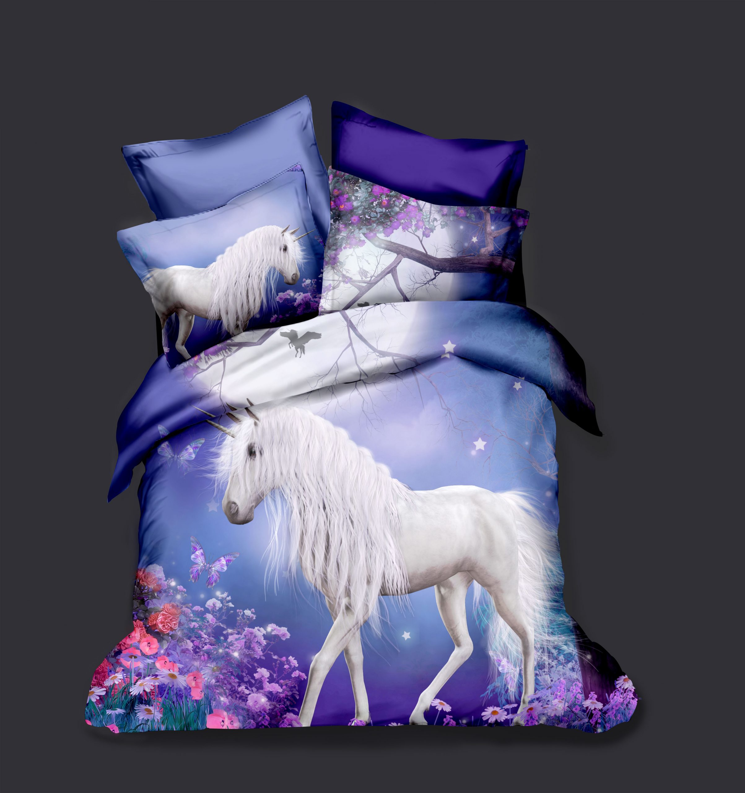 Horse 4 Duvet Cover and Pillowcase Set Bedding Set