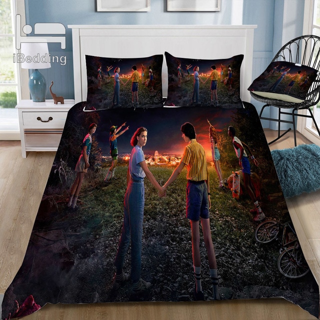 Hot Horror Movie Stranger Things 223 Duvet Cover and Pillowcase Set Bedding Set