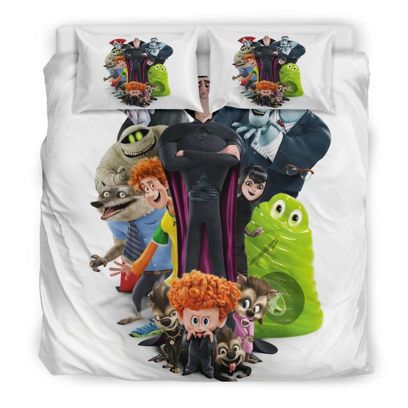 Hotel Transylvania Duvet Cover and Pillowcase Set Bedding Set