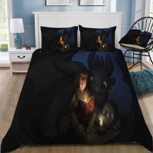 How To Train Your Dragon 1 Duvet Cover and Pillowcase Set Bedding Set 311