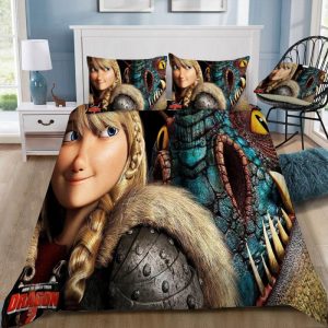 How To Train Your Dragon 20 Duvet Cover and Pillowcase Set Bedding Set