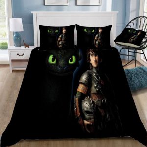 How To Train Your Dragon 26 Duvet Cover and Pillowcase Set Bedding Set