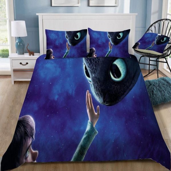 How To Train Your Dragon 27 Duvet Cover and Pillowcase Set Bedding Set