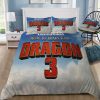 How To Train Your Dragon 3 Duvet Cover and Pillowcase Set Bedding Set 317