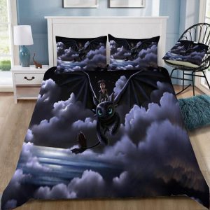 How To Train Your Dragon 3 Duvet Cover and Pillowcase Set Bedding Set 331