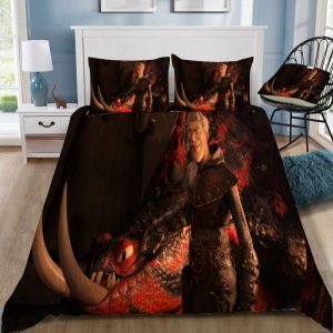 How To Train Your Dragon 3 The Hiden World 12 Duvet Cover and Pillowcase Set Bedding Set