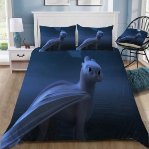 How To Train Your Dragon 3 The Hiden World Duvet Cover and Pillowcase Set Bedding Set 314