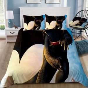 How To Train Your Dragon 4 Duvet Cover and Pillowcase Set Bedding Set