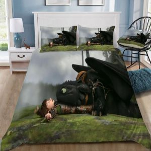 How To Train Your Dragon 7 Duvet Cover and Pillowcase Set Bedding Set