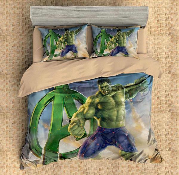 Hulk 4 Duvet Cover and Pillowcase Set Bedding Set