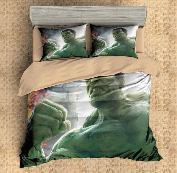 Hulk Duvet Cover and Pillowcase Set Bedding Set