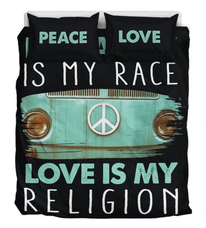 Humanity Is My Race Duver Duvet Cover and Pillowcase Set Bedding Set