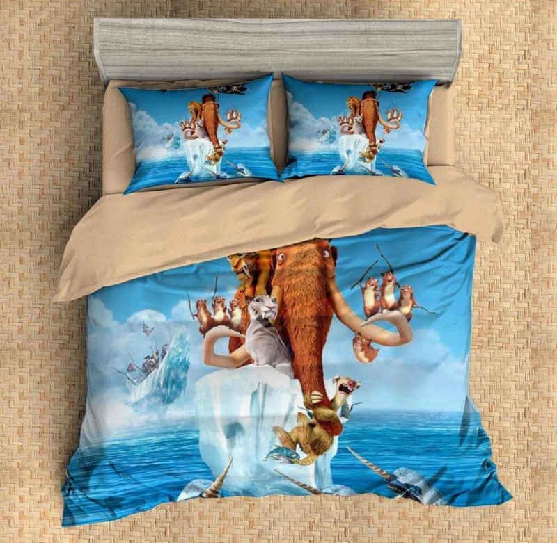 Ice Age Duvet Cover and Pillowcase Set Bedding Set