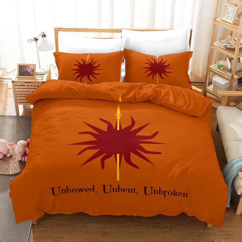 Ice And Fire 4 Duvet Cover and Pillowcase Set Bedding Set