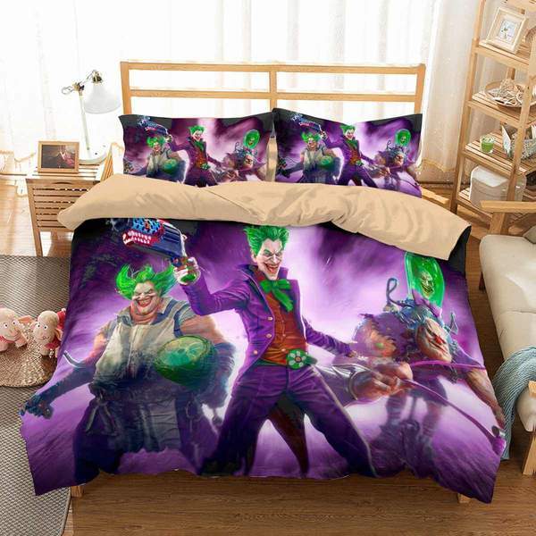 Infinite Crisis Jokers Duvet Cover and Pillowcase Set Bedding Set