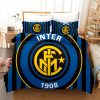 Inter Milan Duvet Cover and Pillowcase Set Bedding Set