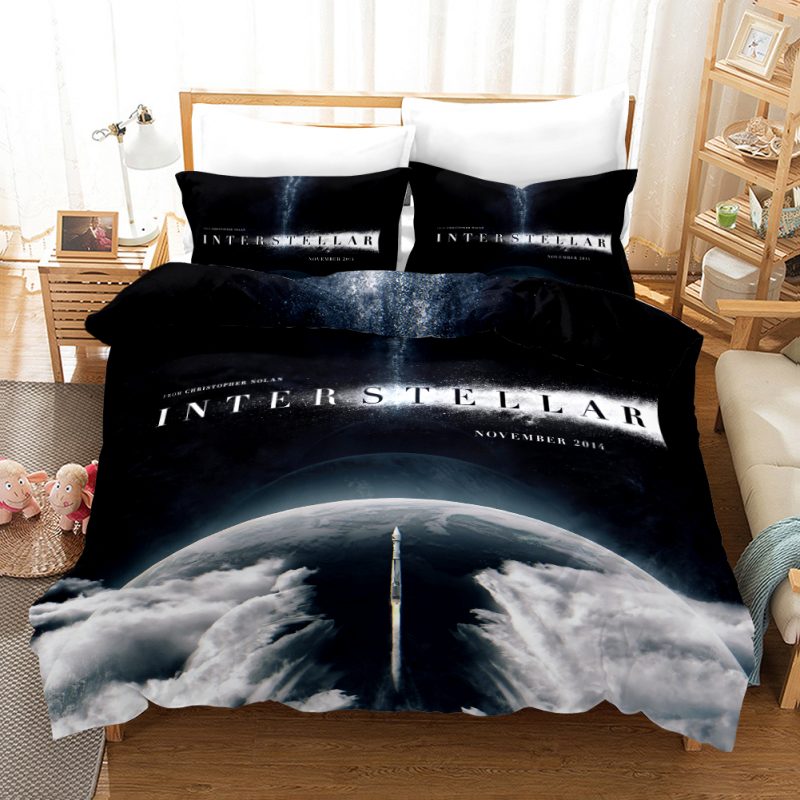 Inter Stellar Duvet Cover and Pillowcase Set Bedding Set