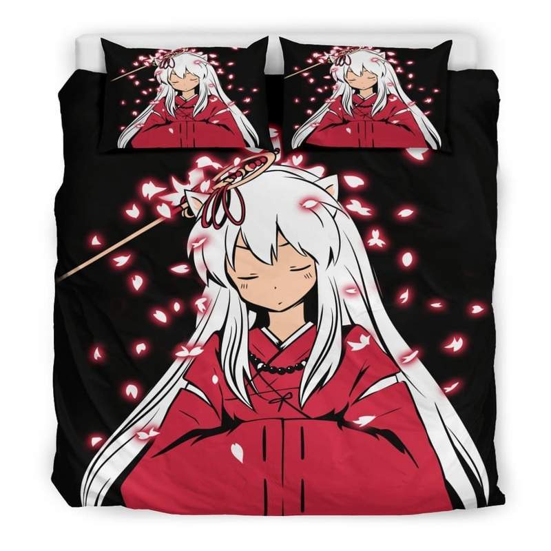 Inuyasha Duvet Cover and Pillowcase Set Bedding Set