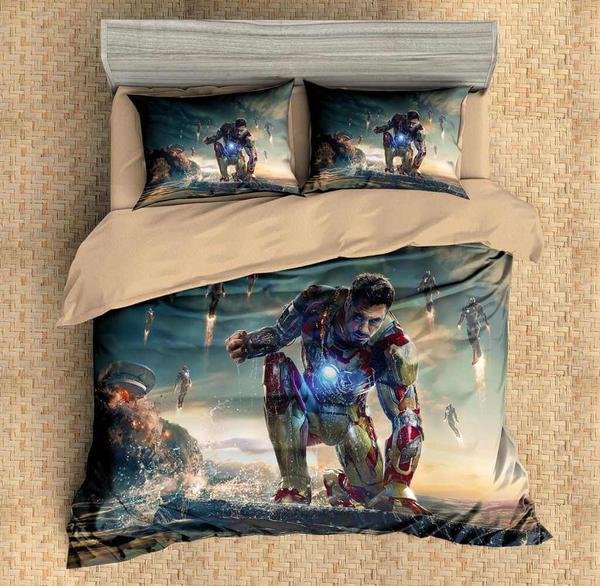 Iron Man 2 Duvet Cover and Pillowcase Set Bedding Set