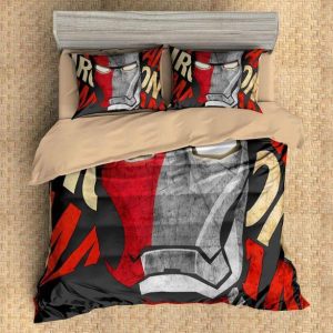 Iron Man 3 Duvet Cover and Pillowcase Set Bedding Set