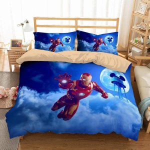 Iron Man 8 Duvet Cover and Pillowcase Set Bedding Set