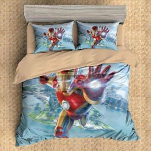 Iron Man 9 Duvet Cover and Pillowcase Set Bedding Set