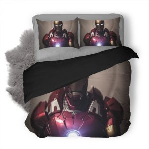 Iron Man The Avengers 3 Duvet Cover and Pillowcase Set Bedding Set