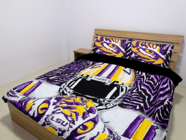 Isu Tigers Duvet Cover and Pillowcase Set Bedding Set