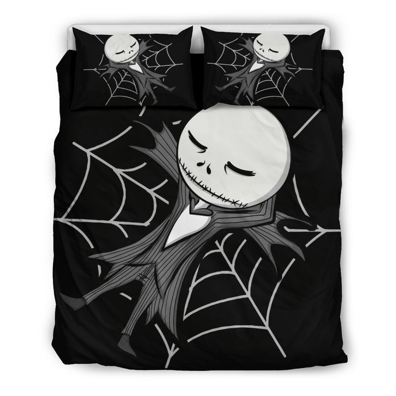 Jack Skellington Duvet Cover and Pillowcase Set Bedding Set 30