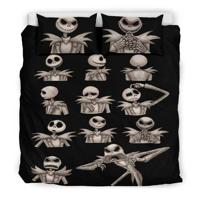 Jack Skellington Duvet Cover and Pillowcase Set Bedding Set 43