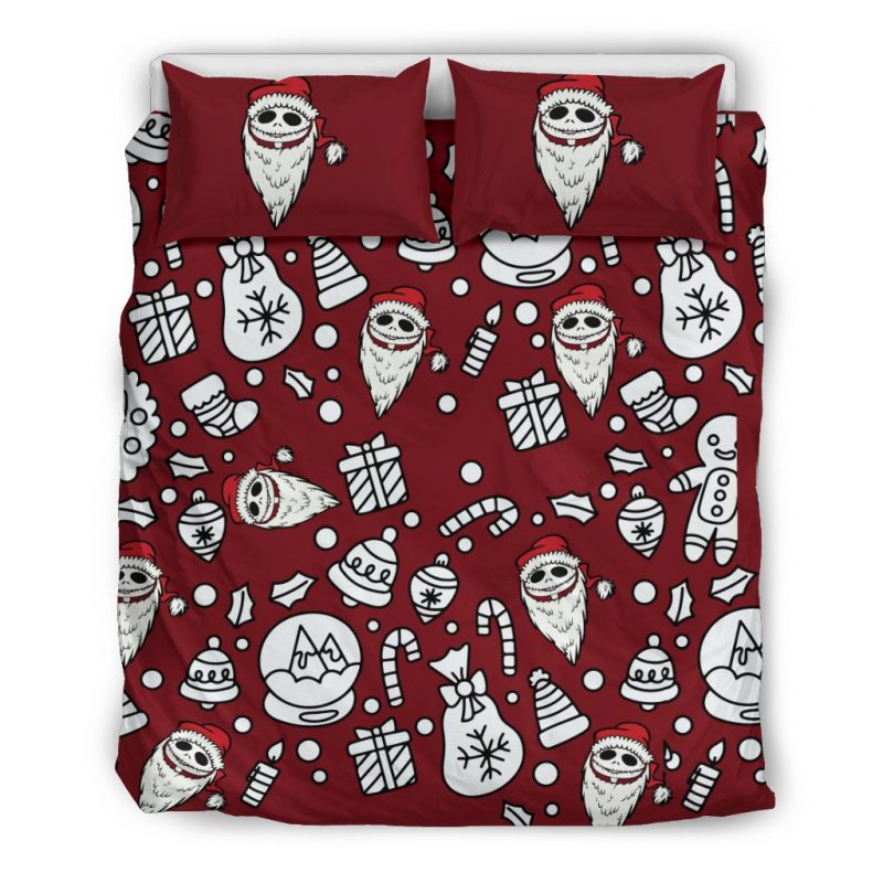 Jack Skellington Halloween 2225 Duvet Cover and Pillowcase Set Bedding Set