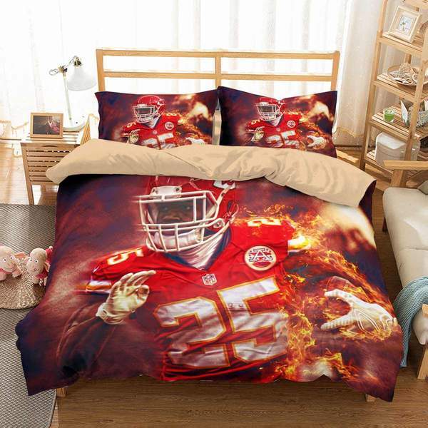 Jamaal Charles Duvet Cover and Pillowcase Set Bedding Set