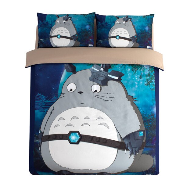 Japan Totoro 224 Duvet Cover and Pillowcase Set Bedding Set