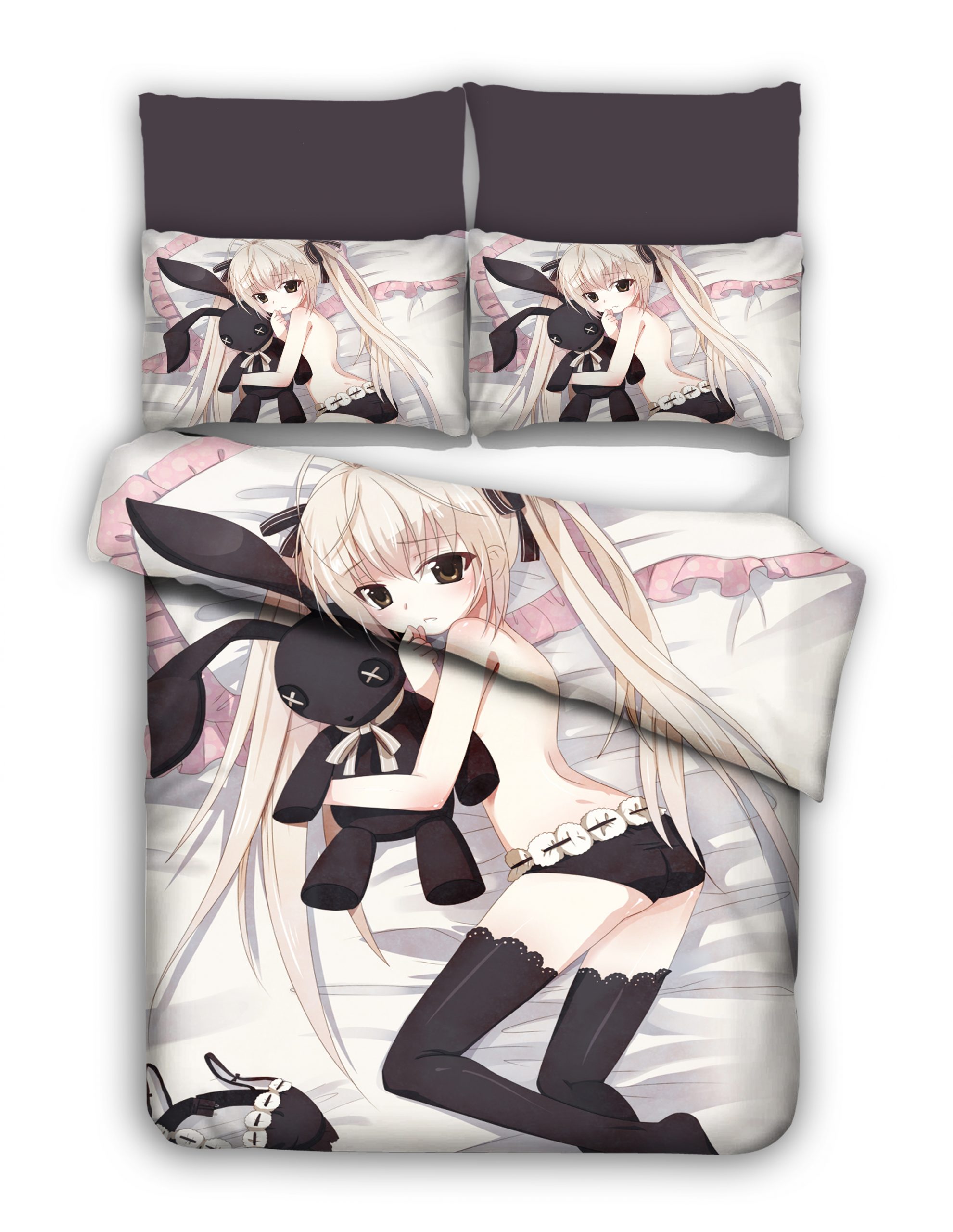 Japanese Cartoon Girl 1 Duvet Cover and Pillowcase Set Bedding Set