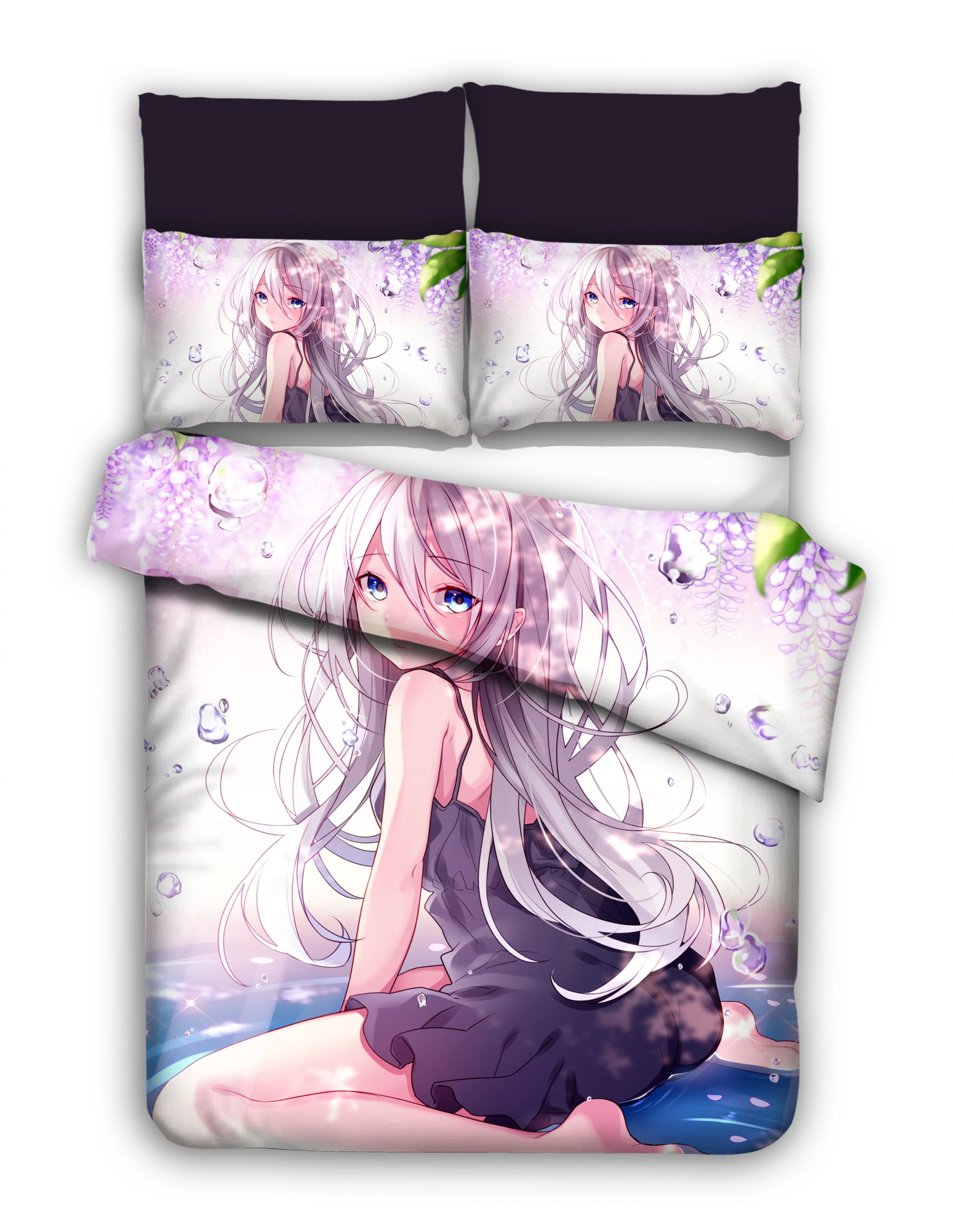 Japanese Cartoon Girl 5 Duvet Cover and Pillowcase Set Bedding Set