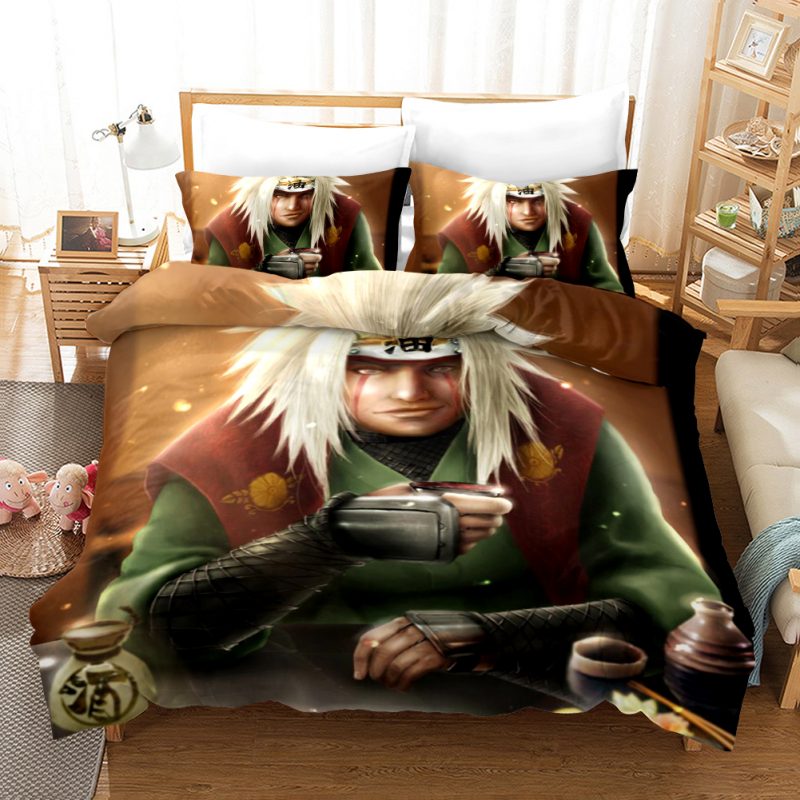 Jiraiya Duvet Cover and Pillowcase Set Bedding Set