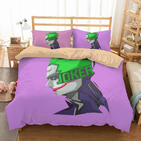 Joker Duvet Cover and Pillowcase Set Bedding Set 451