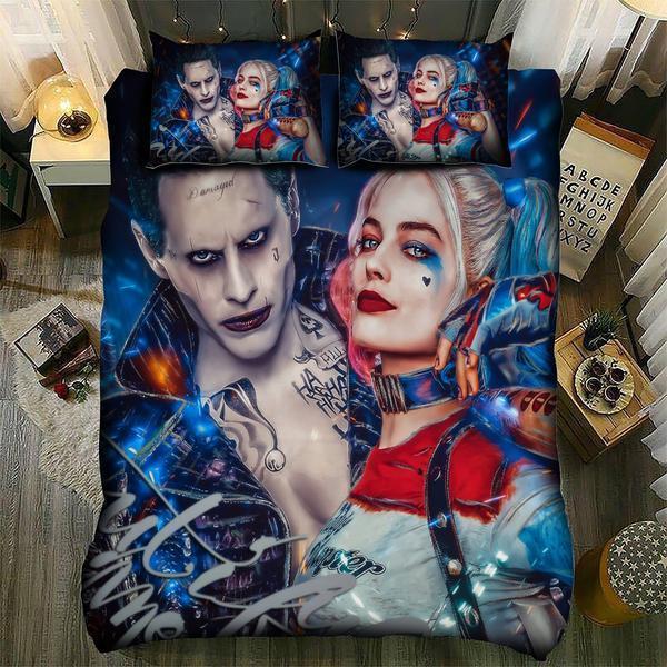 Joker Love Duvet Cover and Pillowcase Set Bedding Set