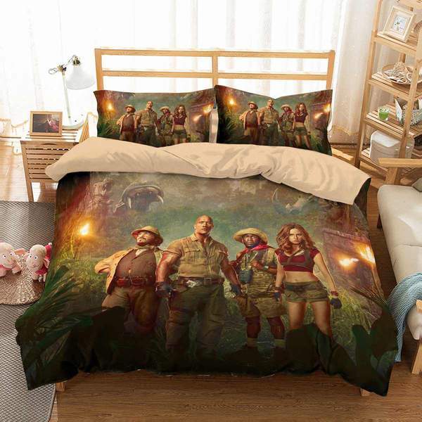 Jumanji 3 Duvet Cover and Pillowcase Set Bedding Set