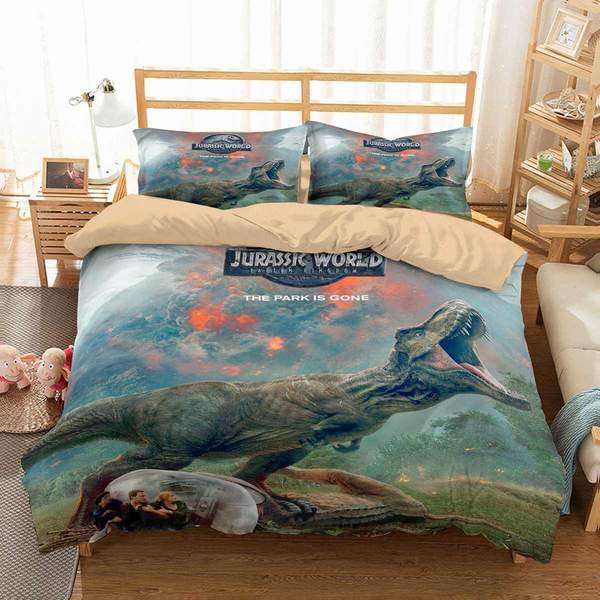 Jurassic World 7 Duvet Cover and Pillowcase Set Bedding Set