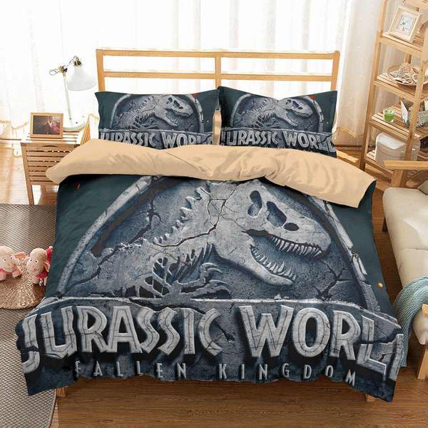 Jurassic World Duvet Cover and Pillowcase Set Bedding Set