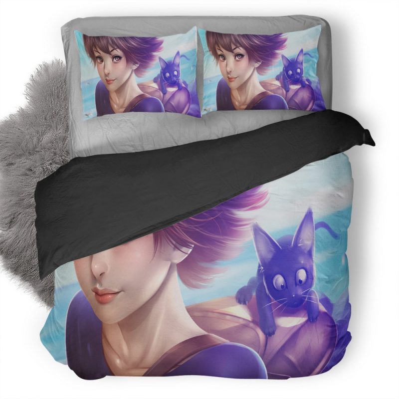 Kikis Delivery Service Cf Duvet Cover and Pillowcase Set Bedding Set