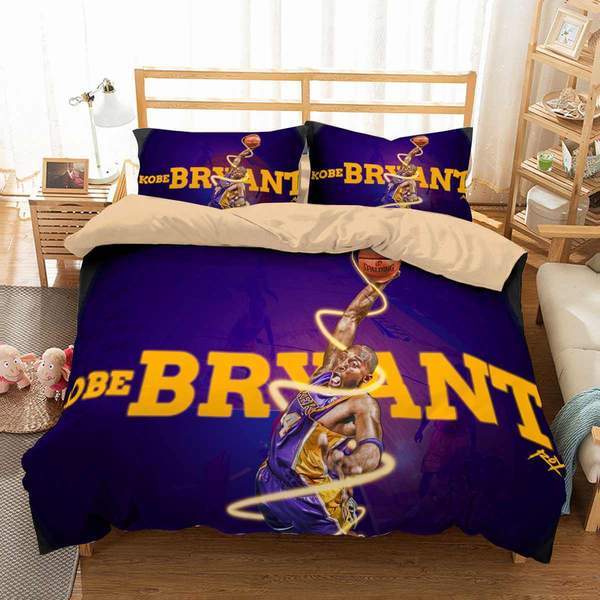 Kobe Bryant 3 Duvet Cover and Pillowcase Set Bedding Set