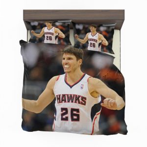 Kyle Korver 2015 Hawks Basketball Nba Duvet Cover and Pillowcase Set Bedding Set