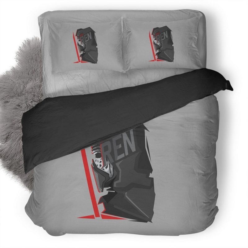 Kylo Ren Minimalism 3I Duvet Cover and Pillowcase Set Bedding Set