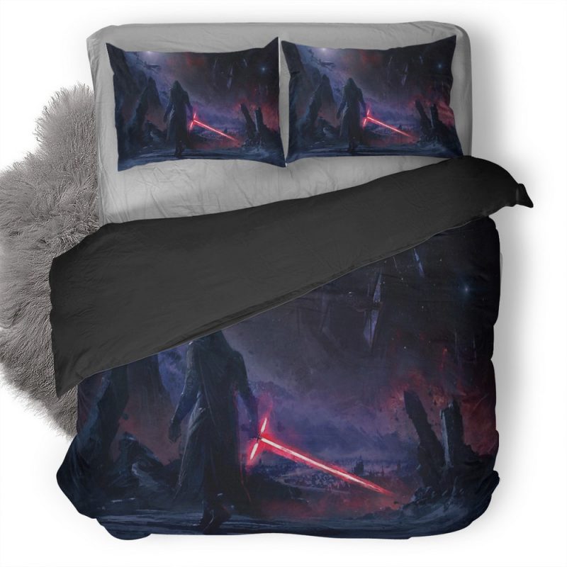 Kylo Ren Star Wars Art Gi Duvet Cover and Pillowcase Set Bedding Set